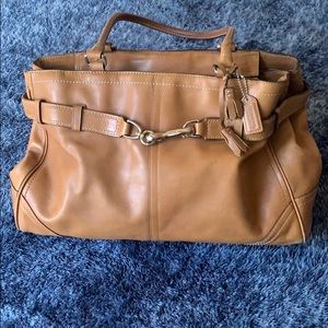 Coach Tan Leather Purse